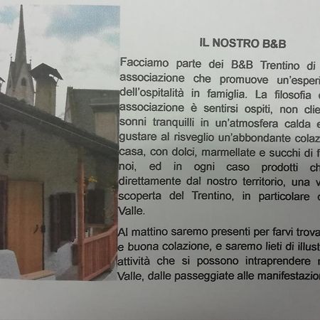 B&B Canonega Vecia Fiera Di Primiero Buitenkant foto