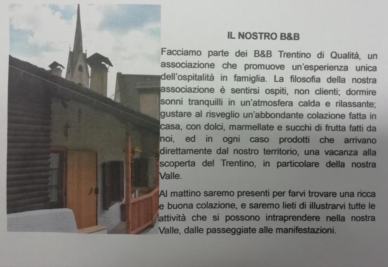 B&B Canonega Vecia Fiera Di Primiero Buitenkant foto